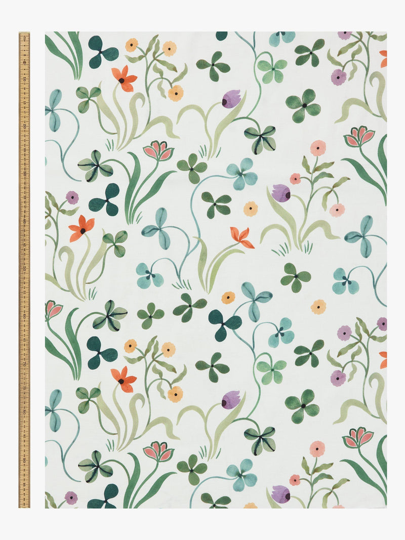 John Lewis Tulip Garden floral lined pencil pleat curtains - British product