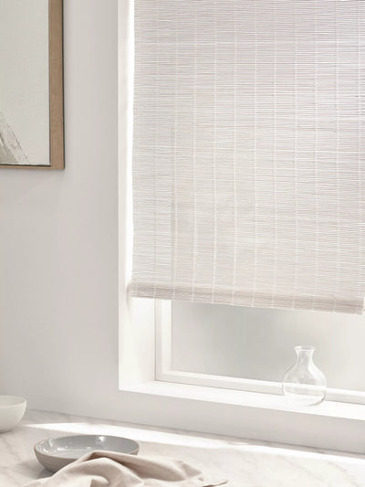 John Lewis John Lewis Bamboo Cordless Roman Blind 120cm x 140cm- Buy online at McGrocer