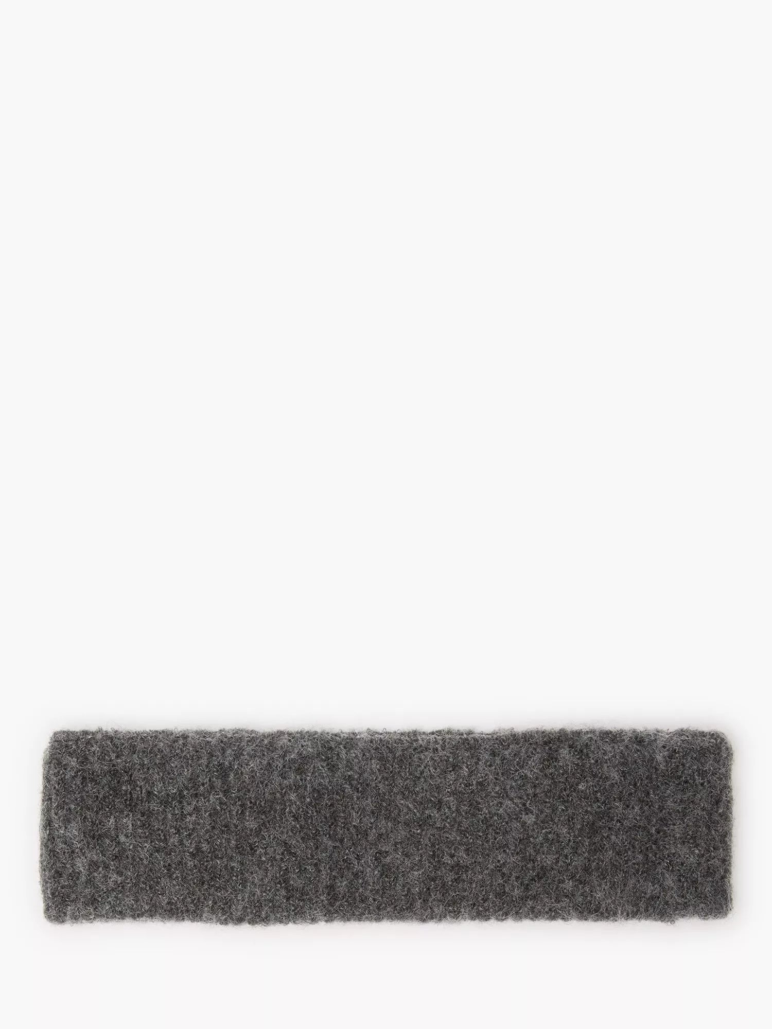 French Connection Kezia Knitted Headband Charcoal Grey, imported from the UK