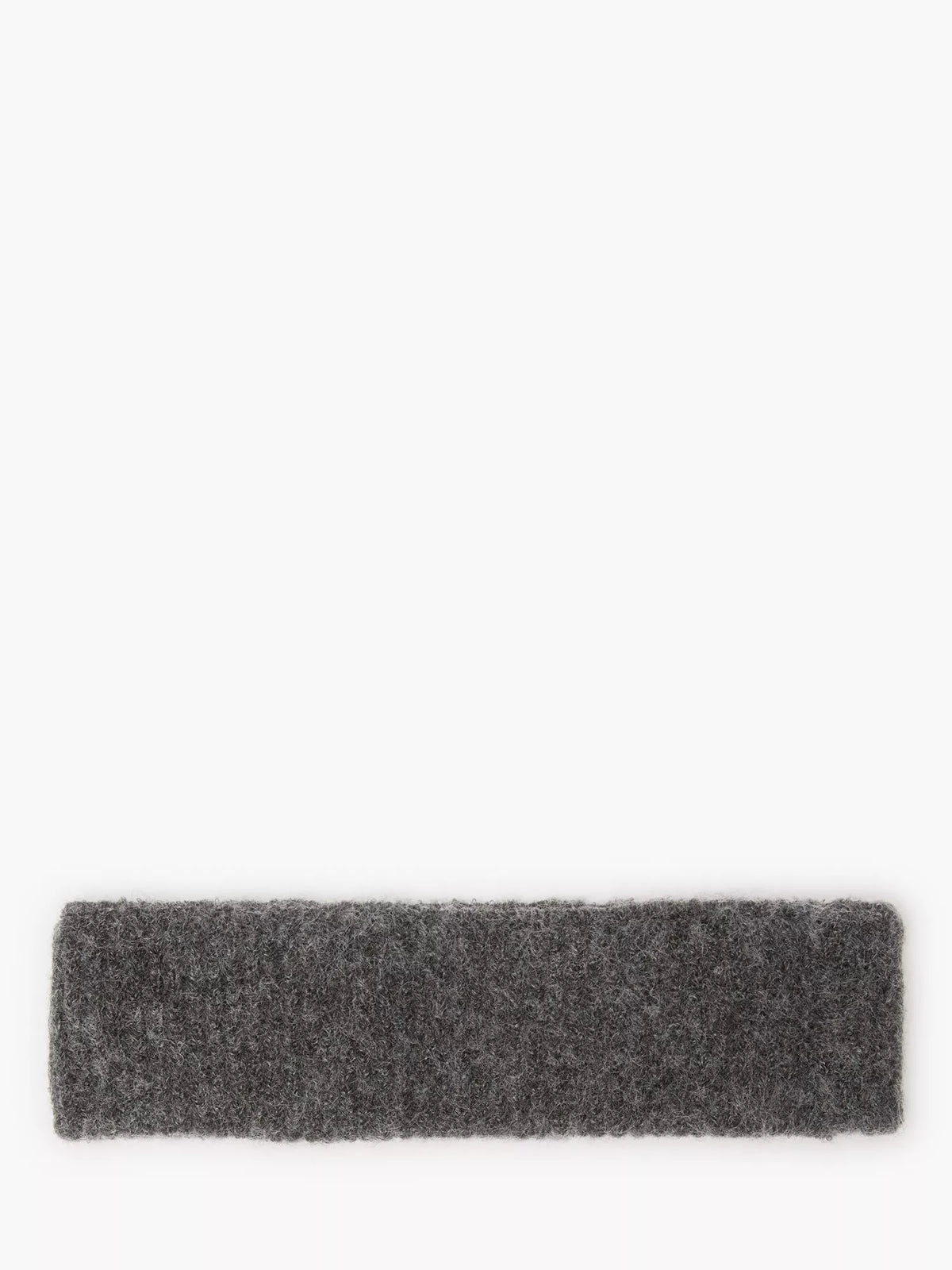 French Connection Kezia Knitted Headband Charcoal Grey, imported from the UK