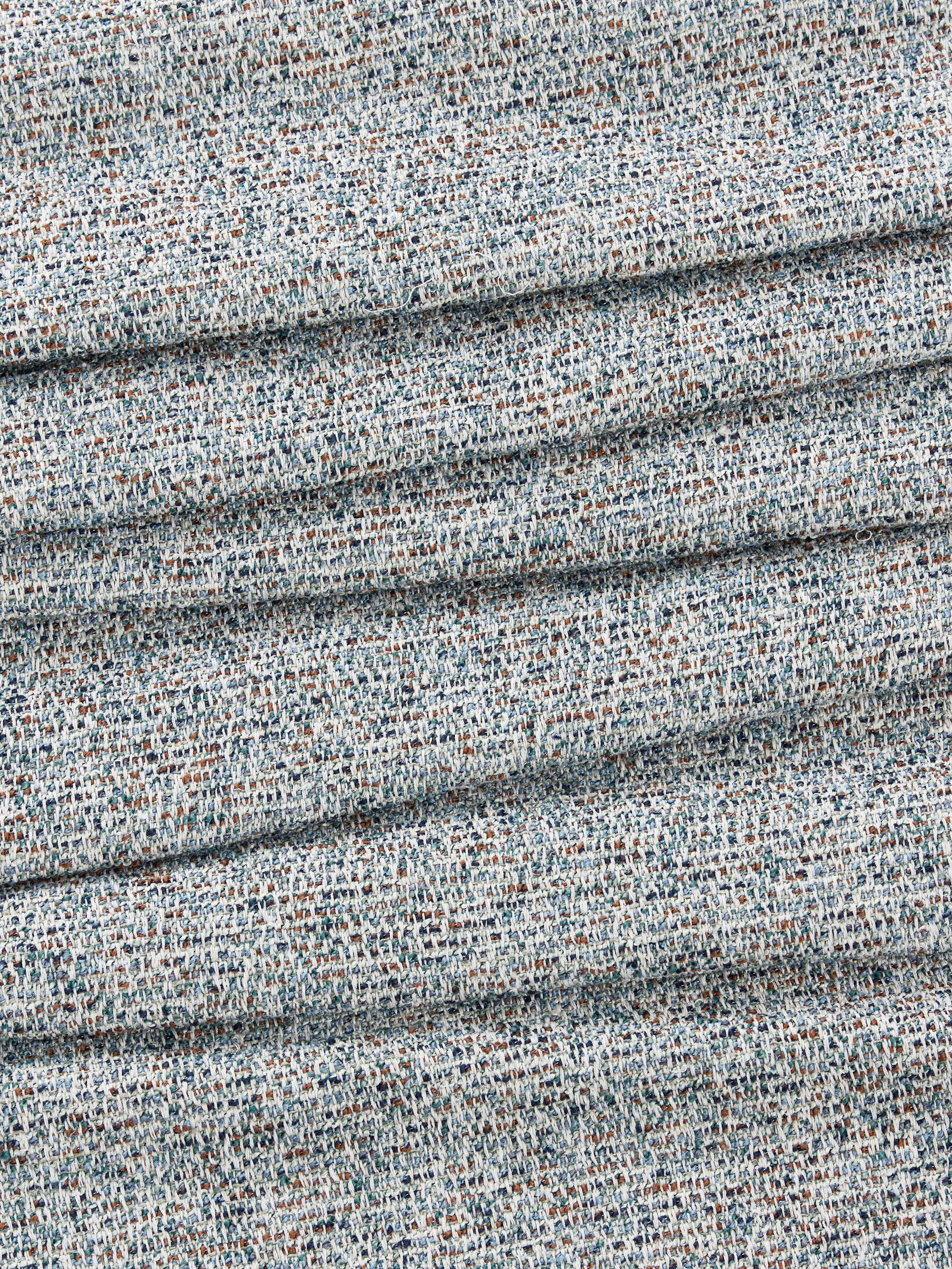 John Lewis Twisted Weave lined pencil pleat curtains multi 137cm drop (British brand)