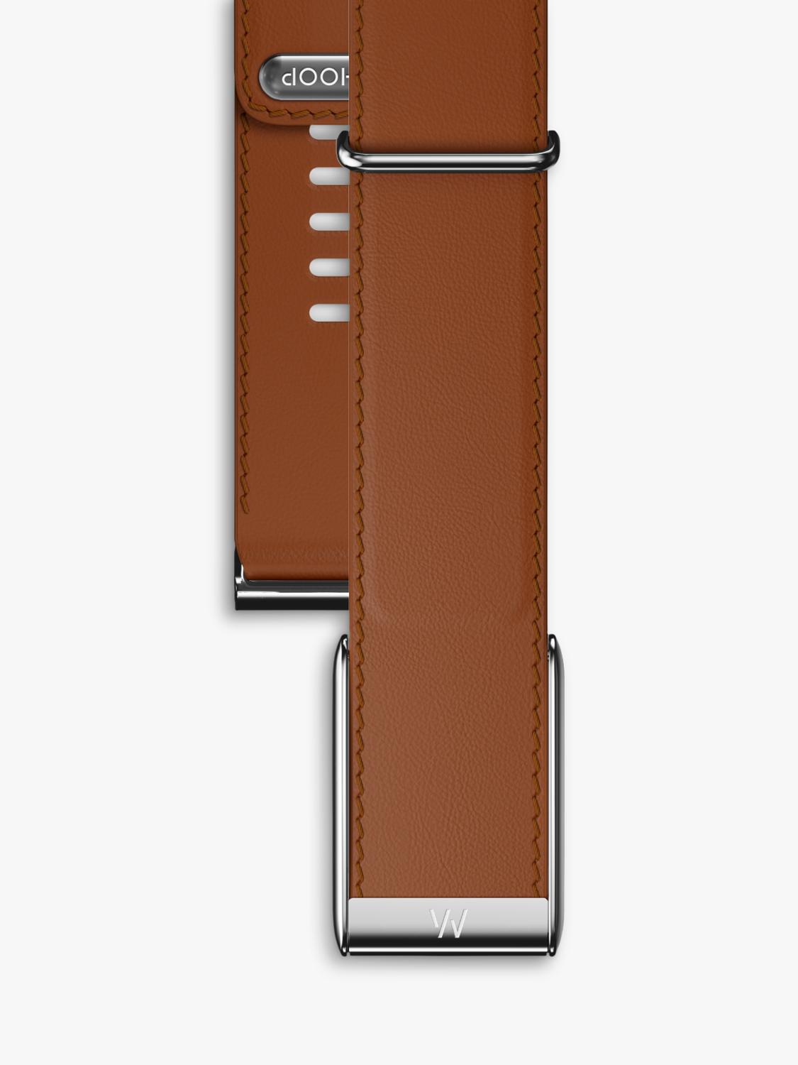 WHOOP LeatherLuxe Straight 5.0 band strap brown (British brand)