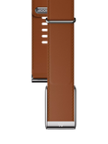 WHOOP LeatherLuxe Straight 5.0 Chestnut Band Strap Small
