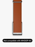 WHOOP LeatherLuxe Straight MG band strap brown, UK version
