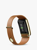 WHOOP LeatherLuxe narrow 5.0 brown strap, UK version