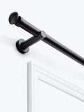 John Lewis Fixed Eyelet Metal Curtain Pole Kit with Small Cap Finial, 28mm