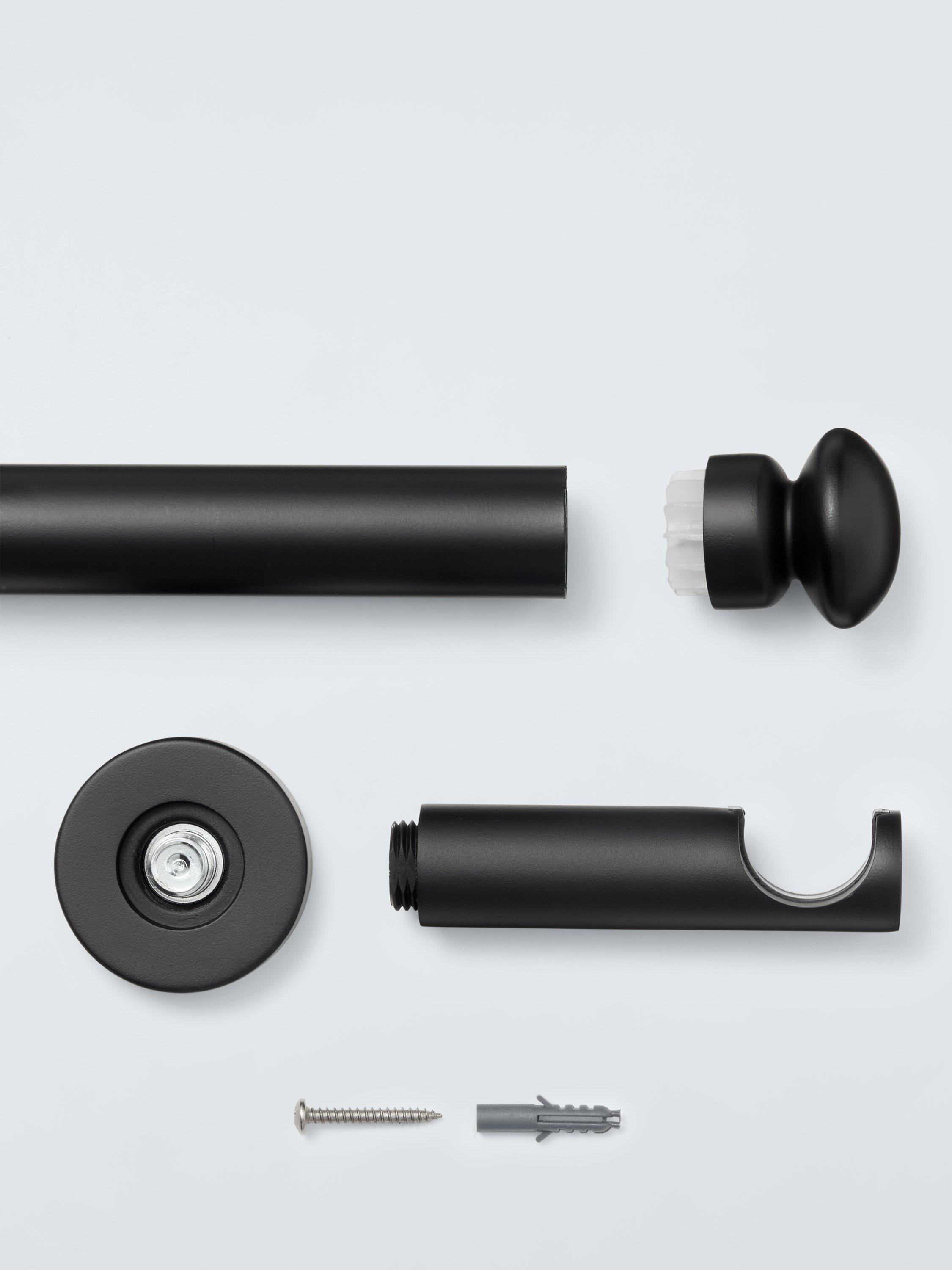 John Lewis fixed eyelet metal curtain pole 28mm (British brand)