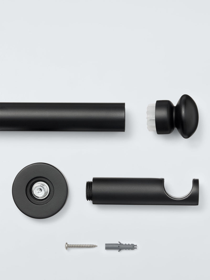 John Lewis fixed eyelet metal curtain pole 28mm (British brand)