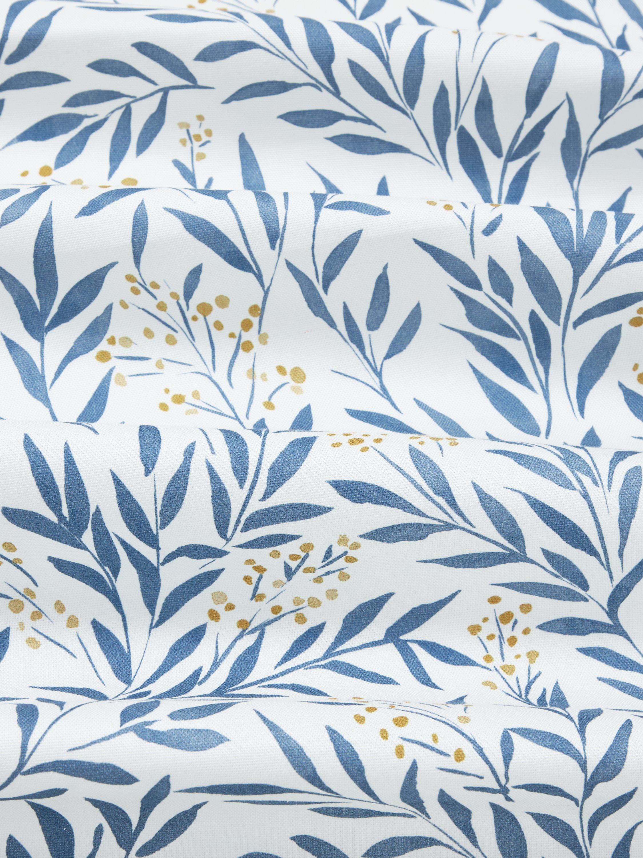 John Lewis Tansy blackout roman blind blue floral, UK version