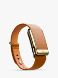 WHOOP LeatherLuxe narrow band strap brown (British brand)