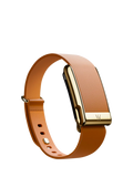 WHOOP LeatherLuxe narrow band strap brown (British brand)