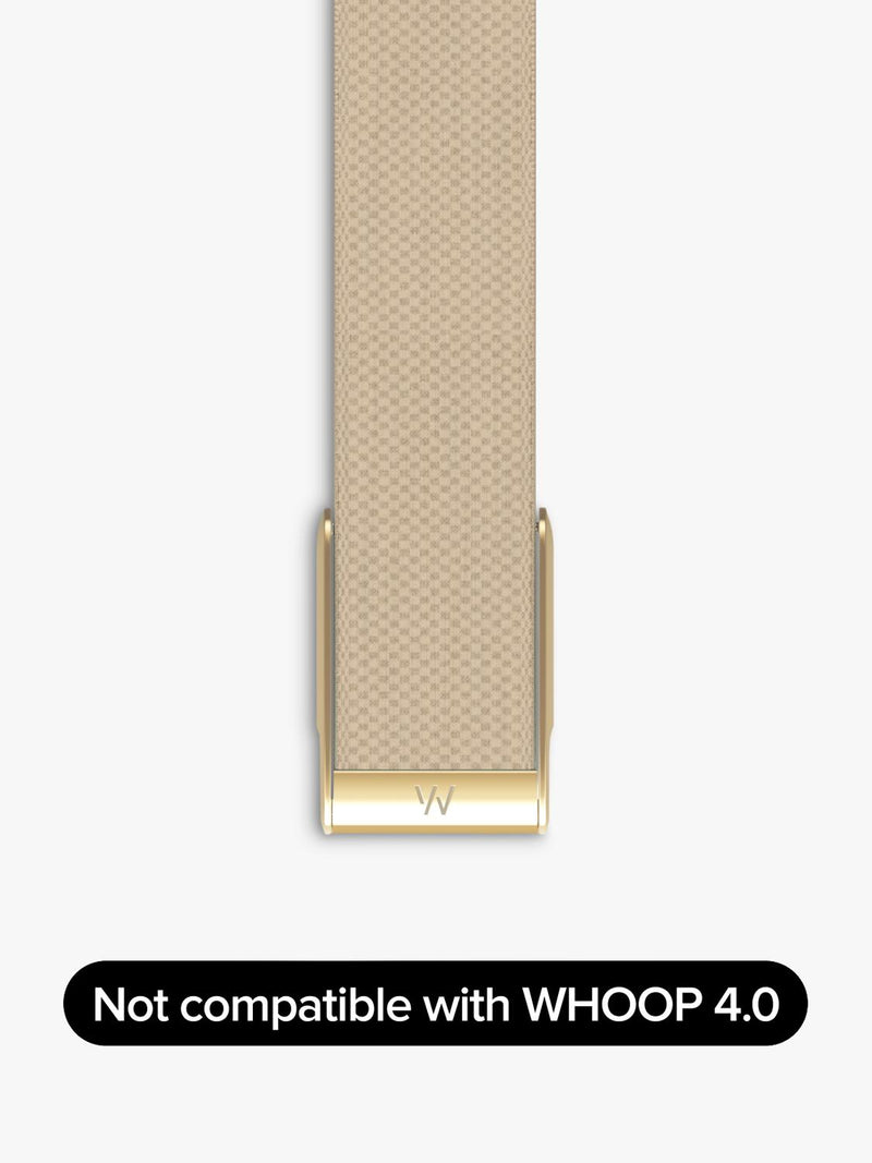 WHOOP SuperKnit Luxe band strap neutrals one size (British brand)