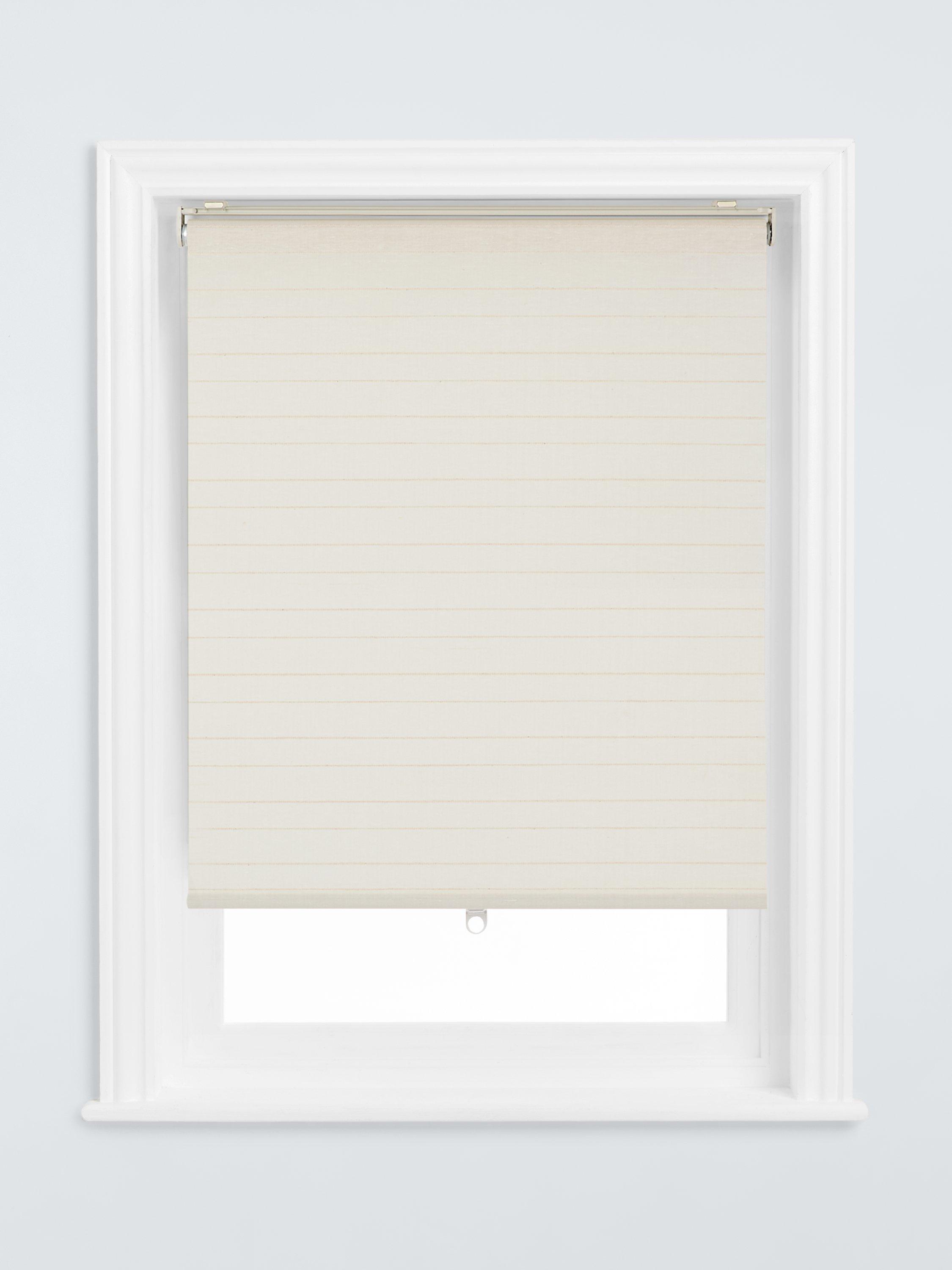 John Lewis linen rich cordless sheer roller blind white - British product