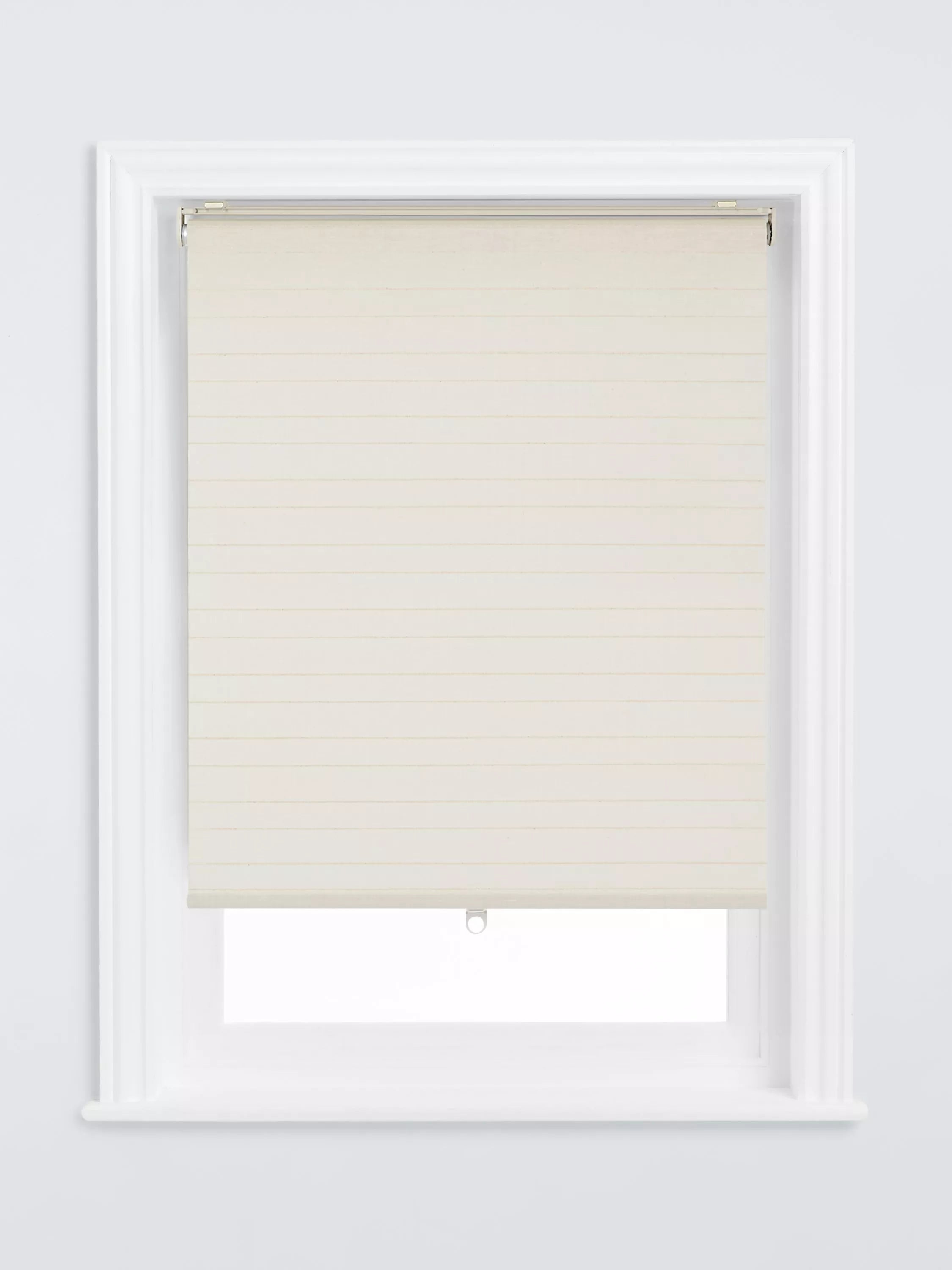 John Lewis linen rich cordless sheer roller blind white - British product