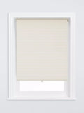 John Lewis linen rich cordless sheer roller blind white - British product
