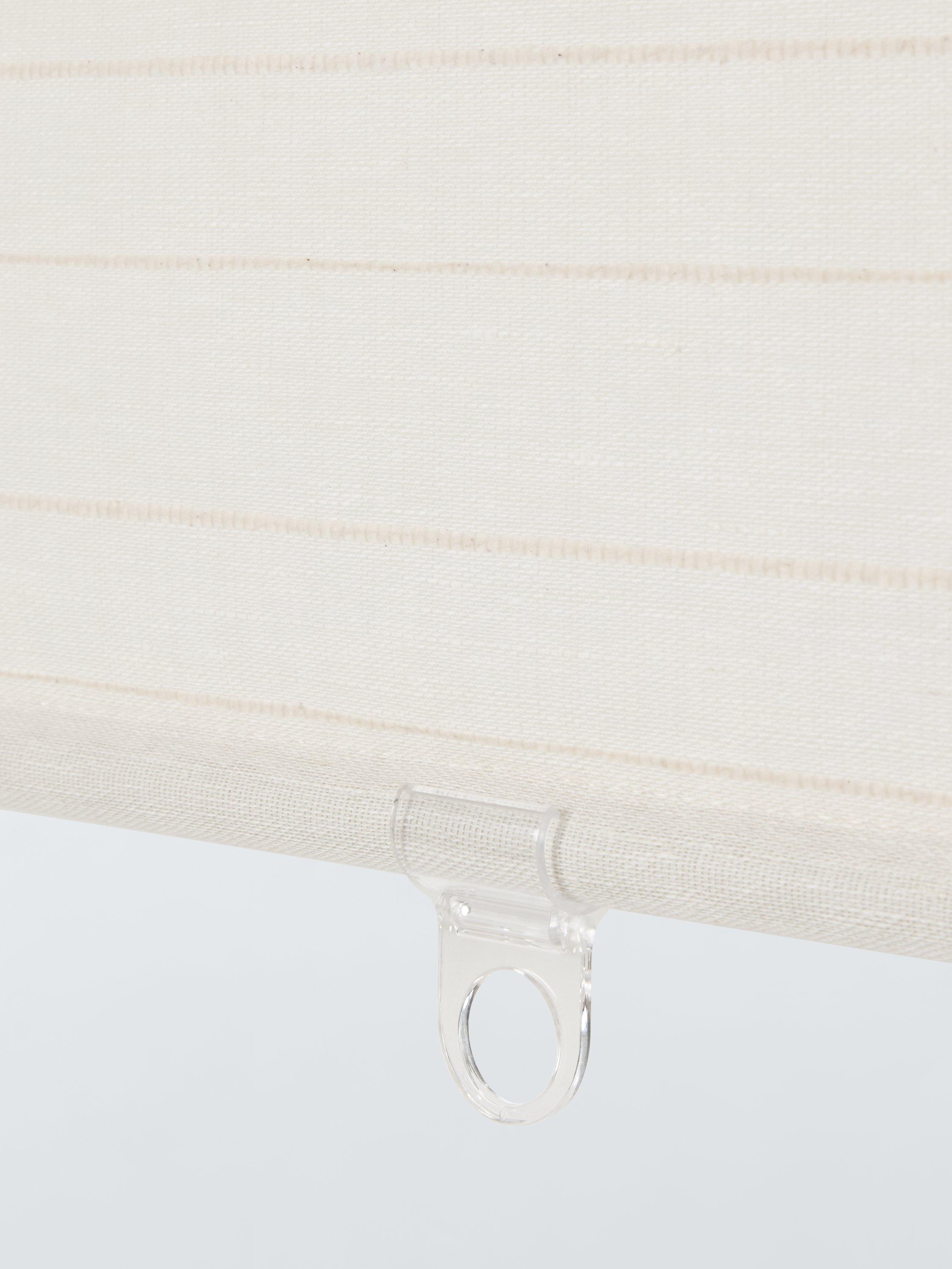 John Lewis linen rich cordless sheer roller blind white - British product