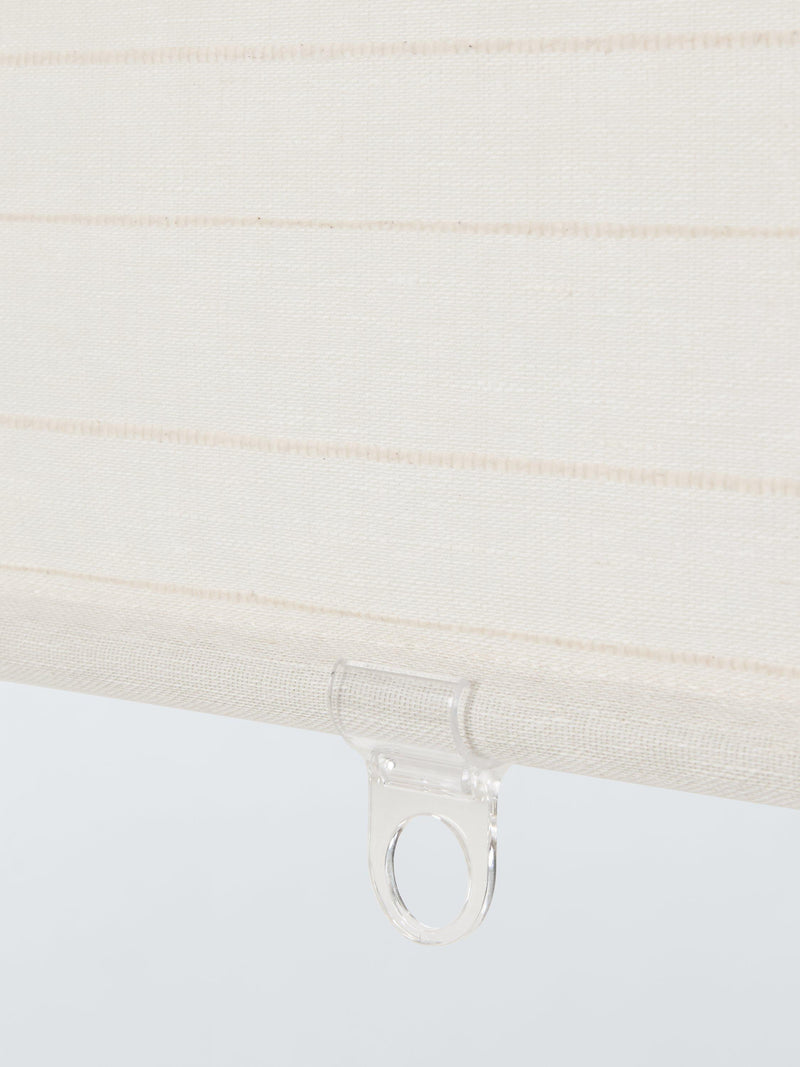 John Lewis linen rich cordless sheer roller blind white - British product