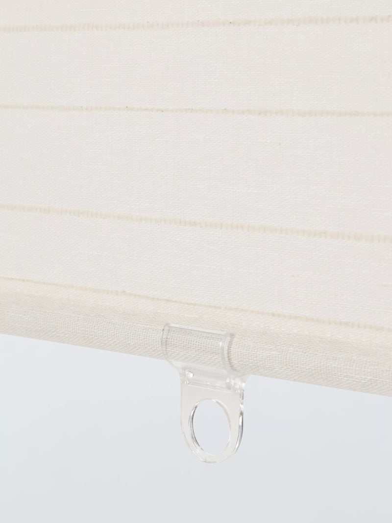 John Lewis linen rich cordless sheer roller blind white - British product