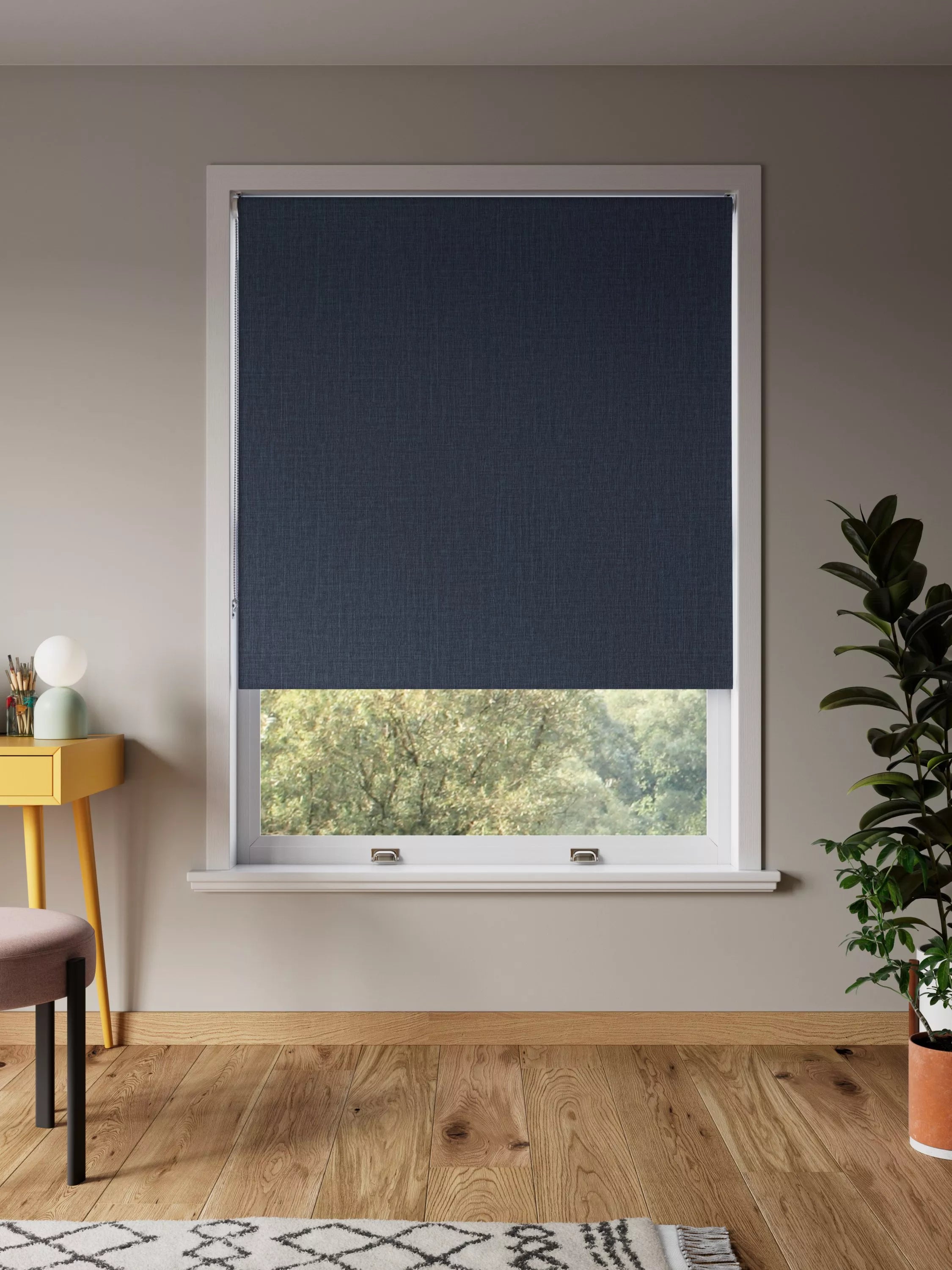 John Lewis Textured Weave Blackout Roller Blind