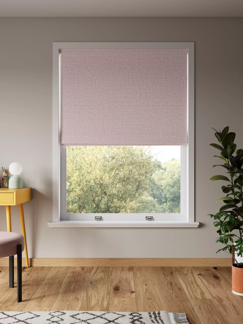 John Lewis Textured Weave Blackout Roman Blind 120 x 140cm