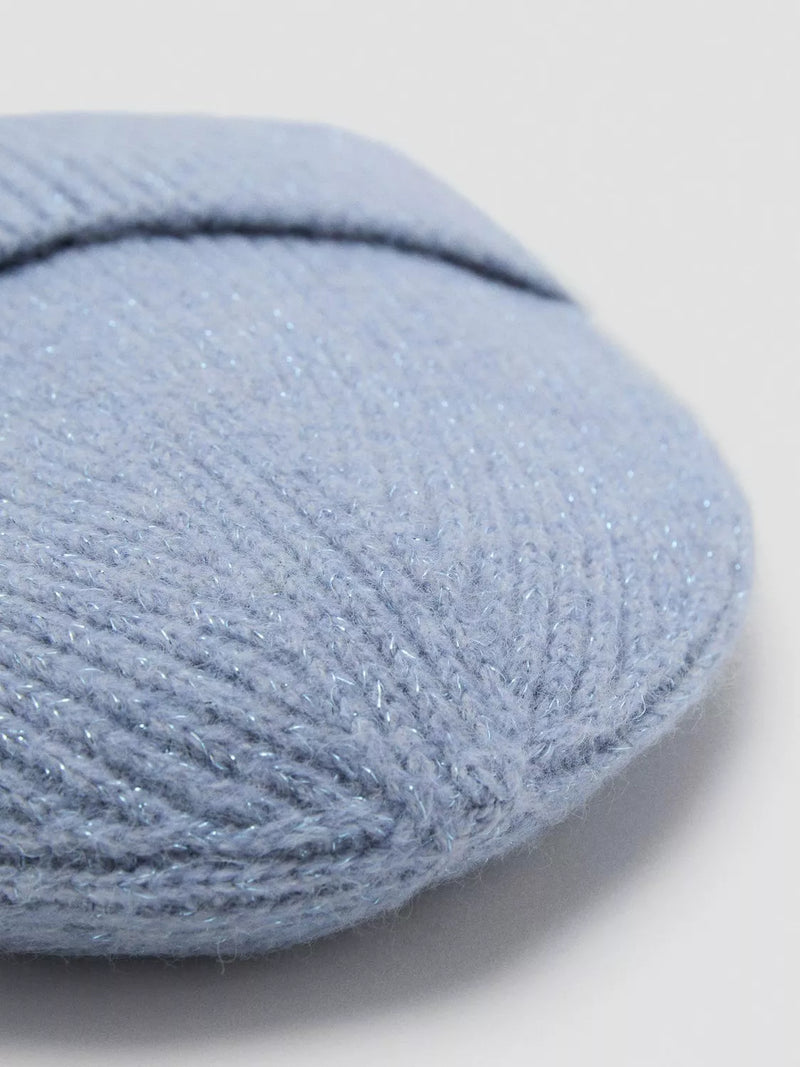 Mango kids beanie and scarf set light blue (British brand)