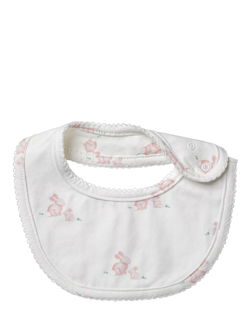 Trotters Baby Lapinou Cotton Bunny Bib