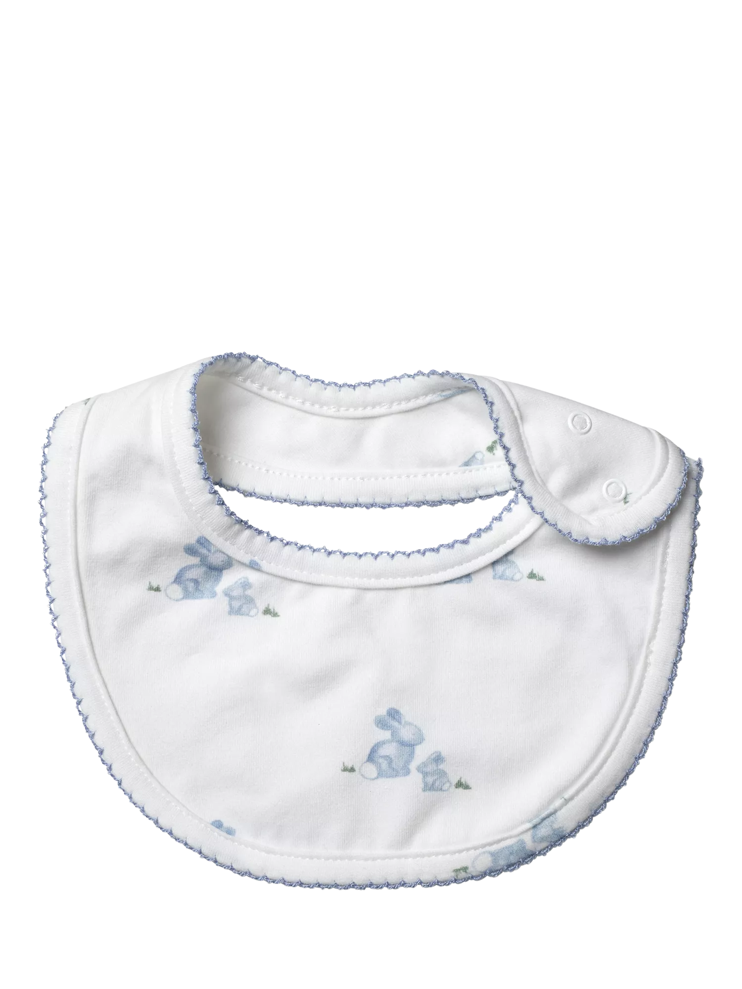 Trotters baby bib organic cotton bunny design - British product