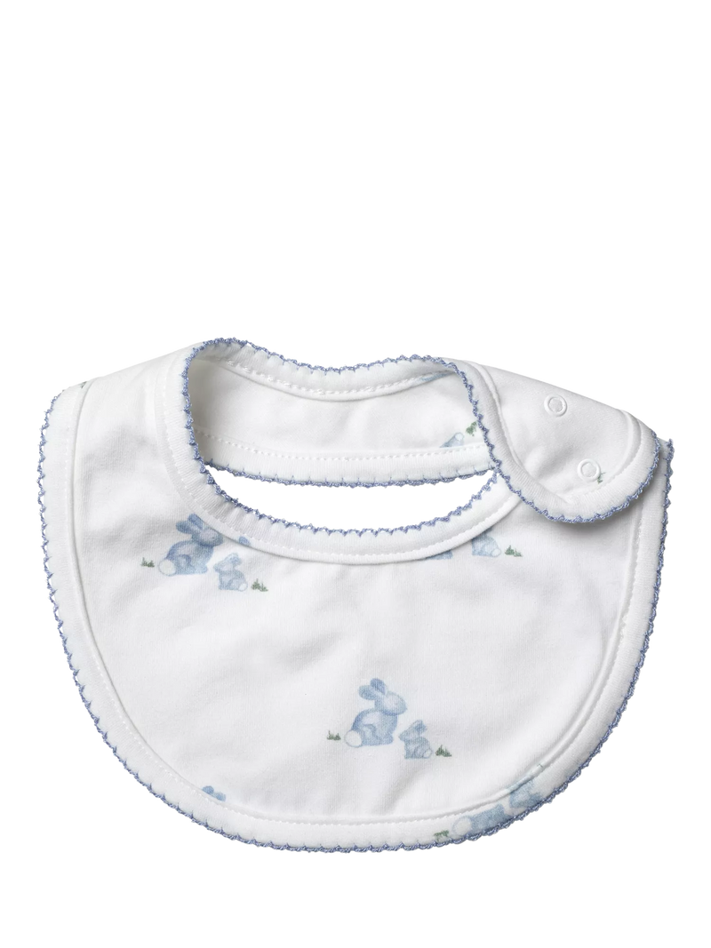 Trotters baby bib organic cotton bunny design - British product