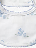 Trotters baby bib organic cotton bunny design - British product