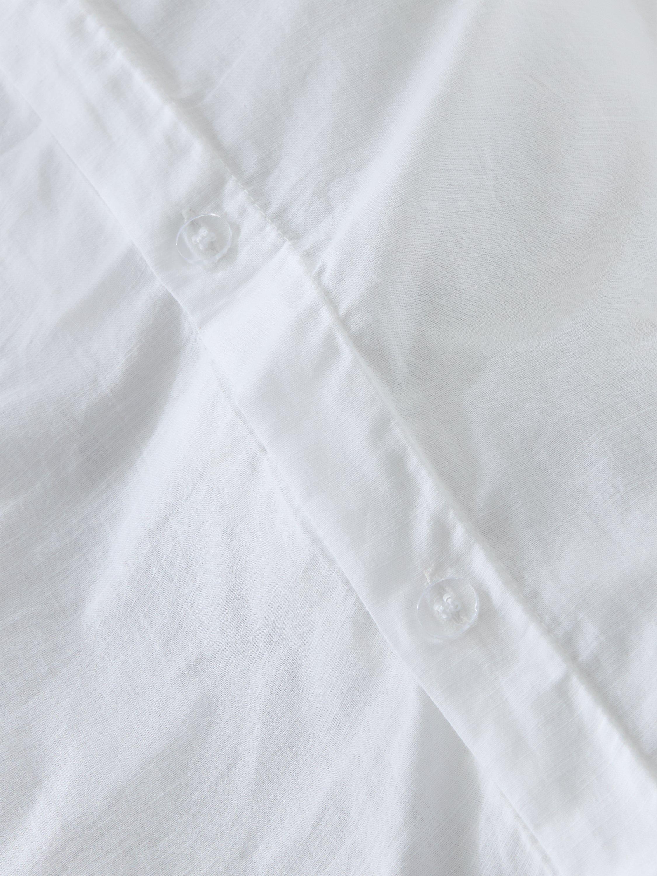 John Lewis embroidered geometric duvet cover set single (British brand)