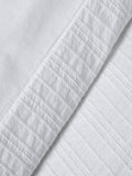 John Lewis Salcombe embroidered percale duvet cover set double, imported from the UK