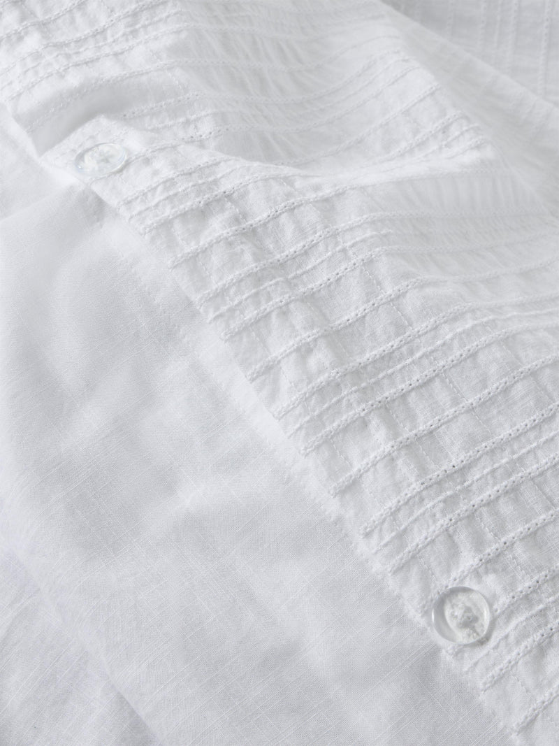 John Lewis Salcombe embroidered percale duvet cover set double, imported from the UK