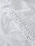 John Lewis Salcombe embroidered percale duvet cover set double, imported from the UK