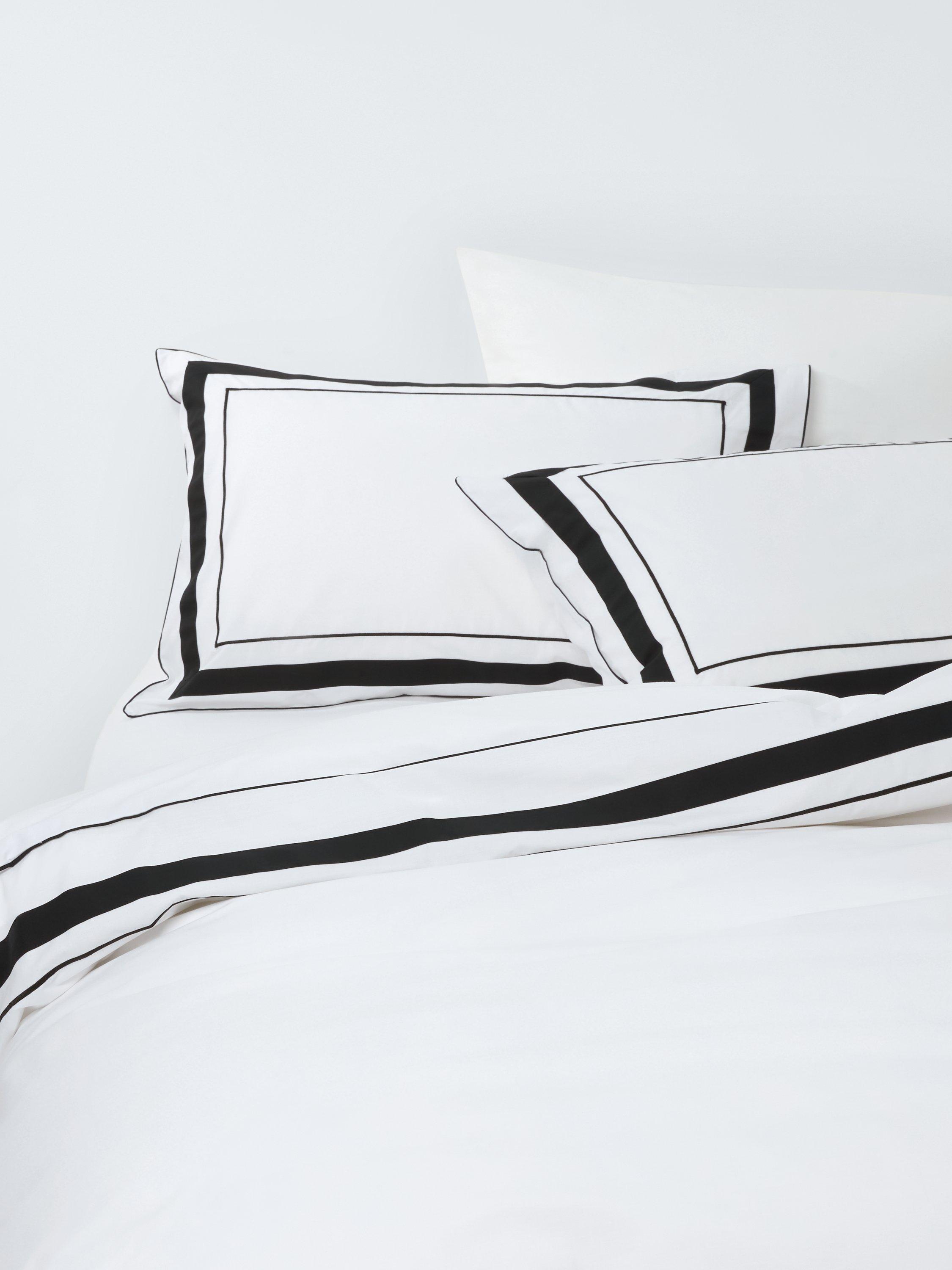 John Lewis pure cotton percale duvet cover set Double, imported from the UK