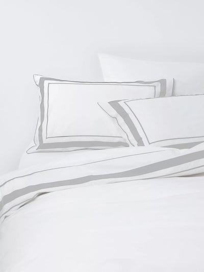 John Lewis John Lewis Sloane Pure Cotton Percale Duvet Cover Set Double 200 Thread Count- Buy online at McGrocer