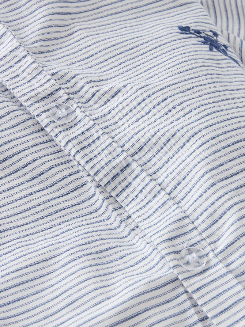 John Lewis duvet cover set Stanton pure cotton embroidered percale double, imported from the UK