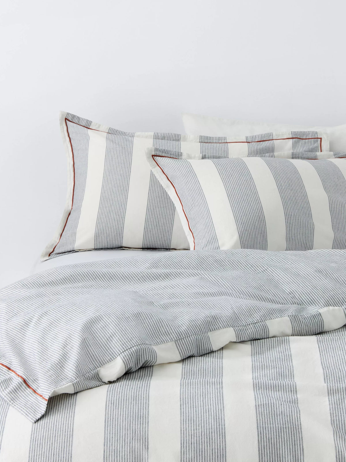 John Lewis Whitby multi stripe cotton bedding double (British brand)