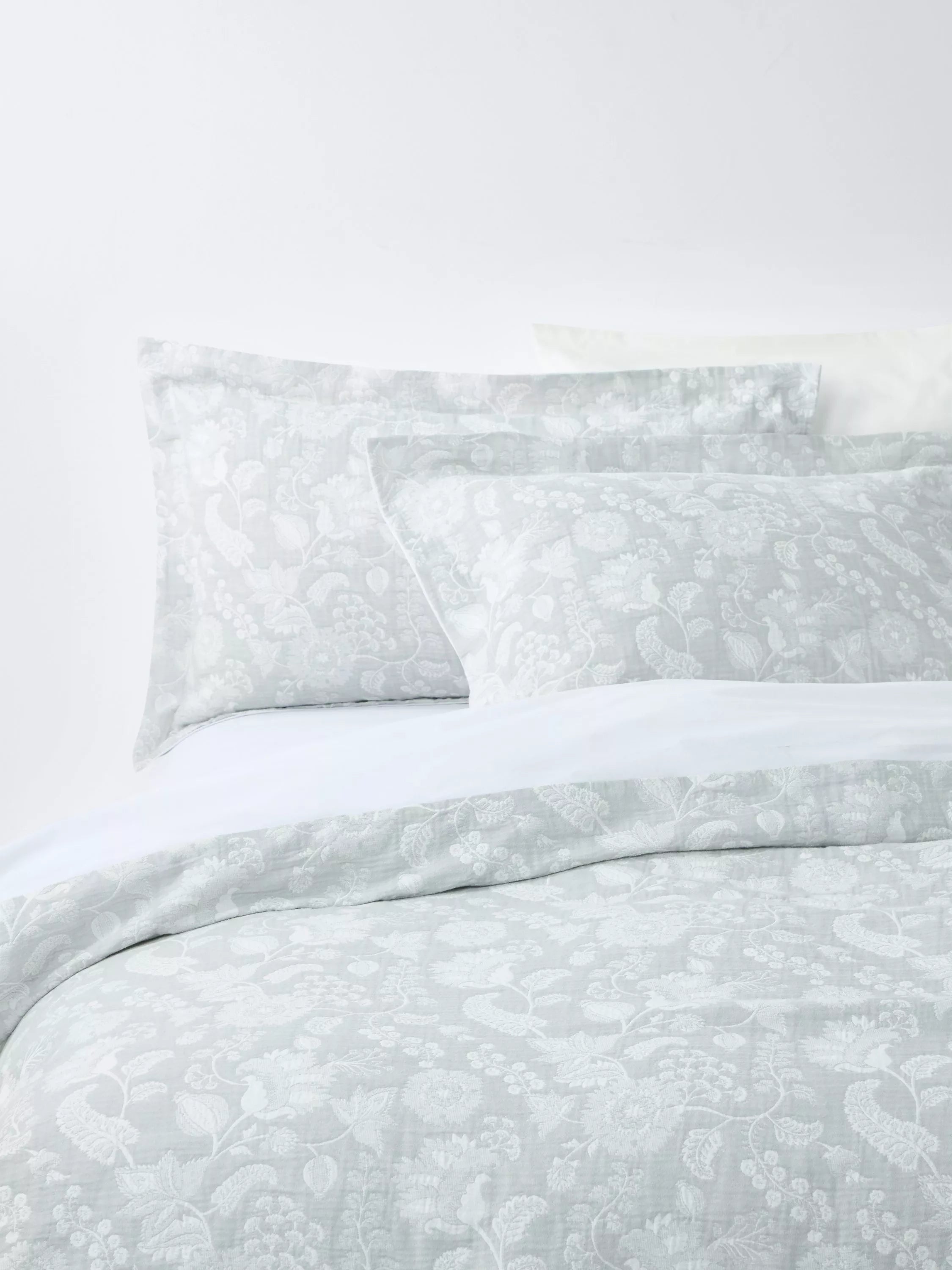 John Lewis Woodblock cotton duvet cover set double, imported from the UK