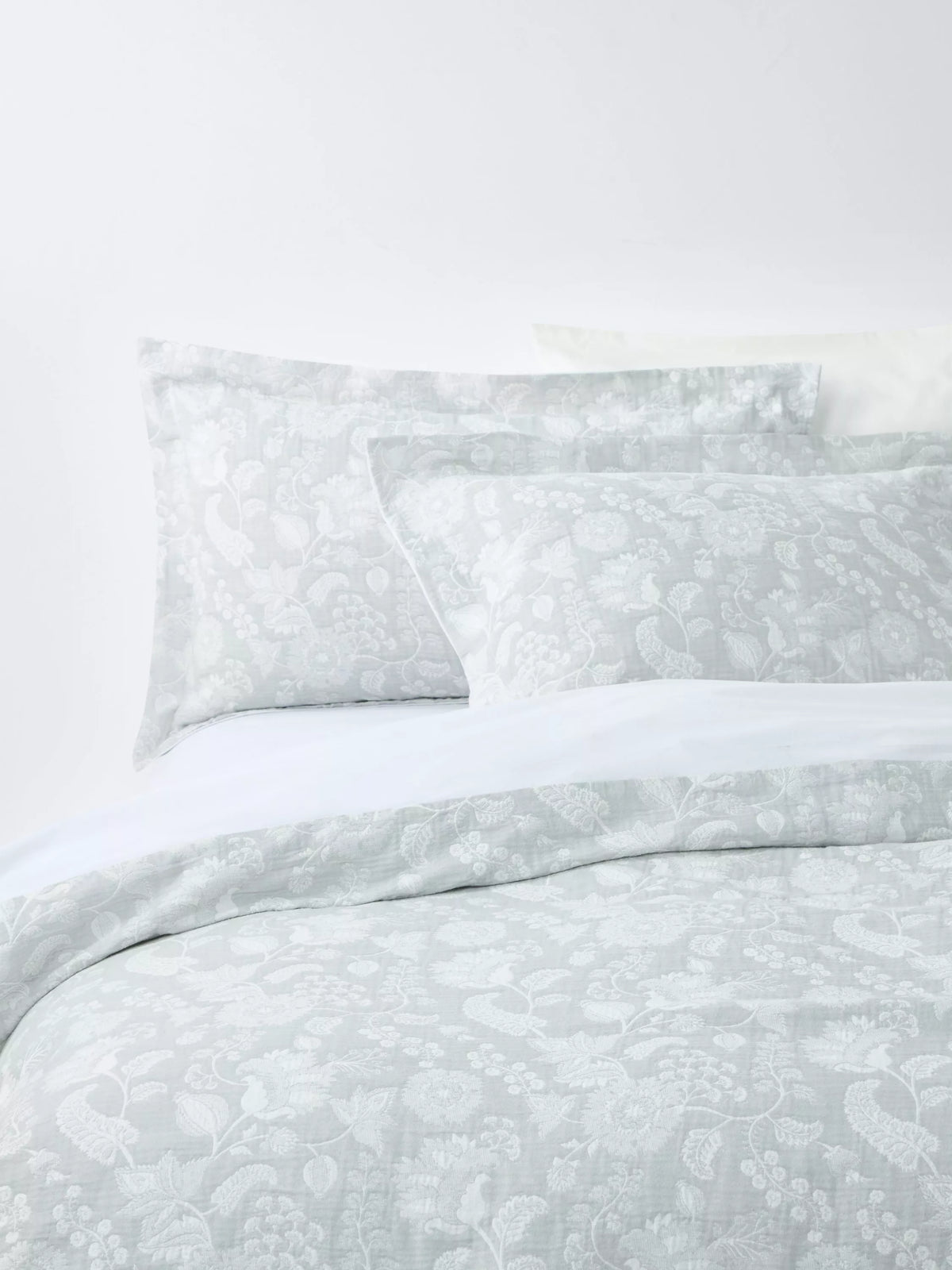 John Lewis Woodblock cotton duvet cover set double, imported from the UK