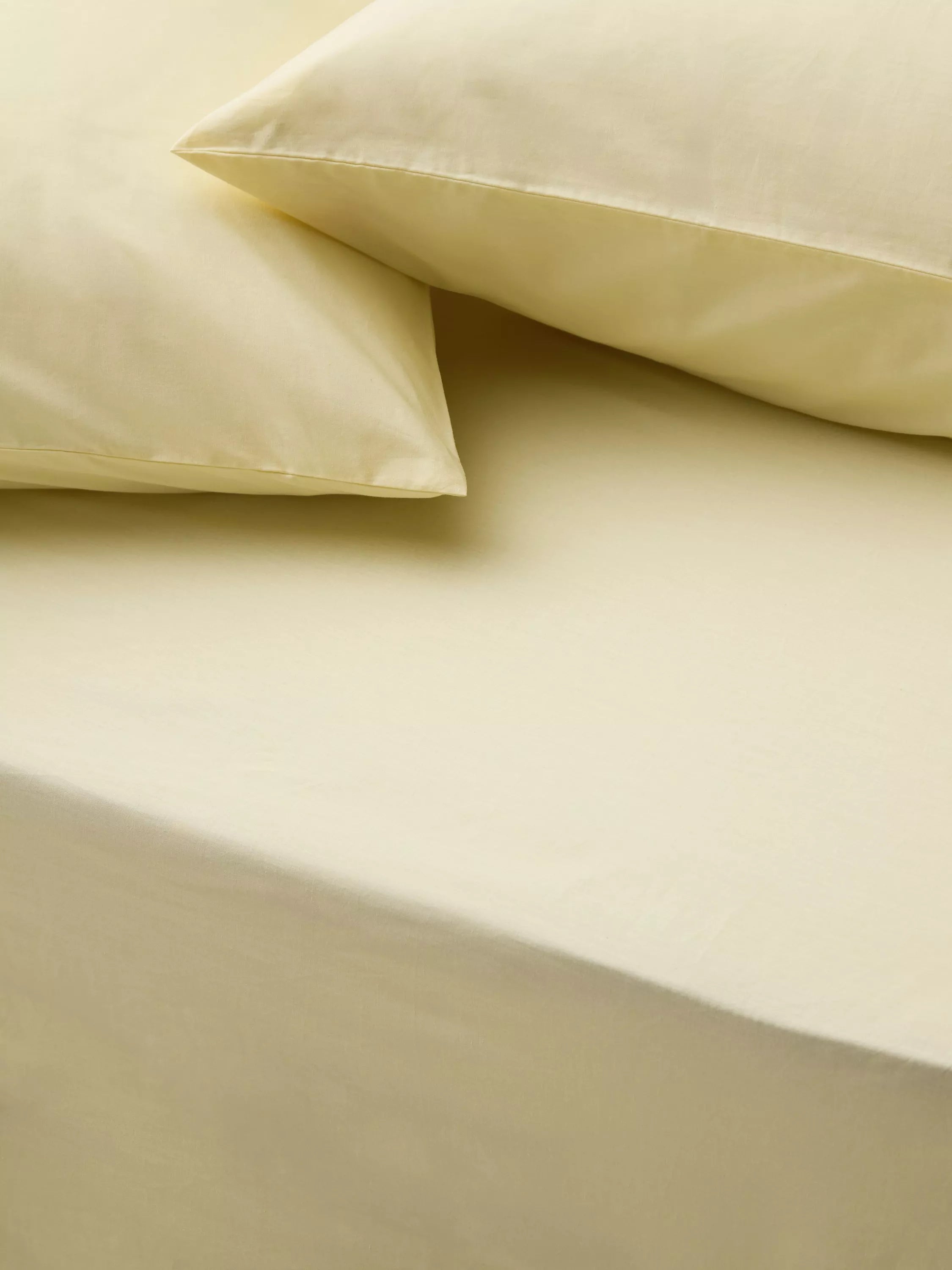 John Lewis ANYDAY Pure Cotton Deep Fitted Sheet - Steel Single