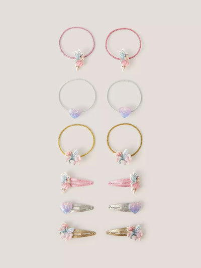 John Lewis Monsoon Kids Hair Bands & Clips Pack of 12 Multi- Buy online at McGrocer