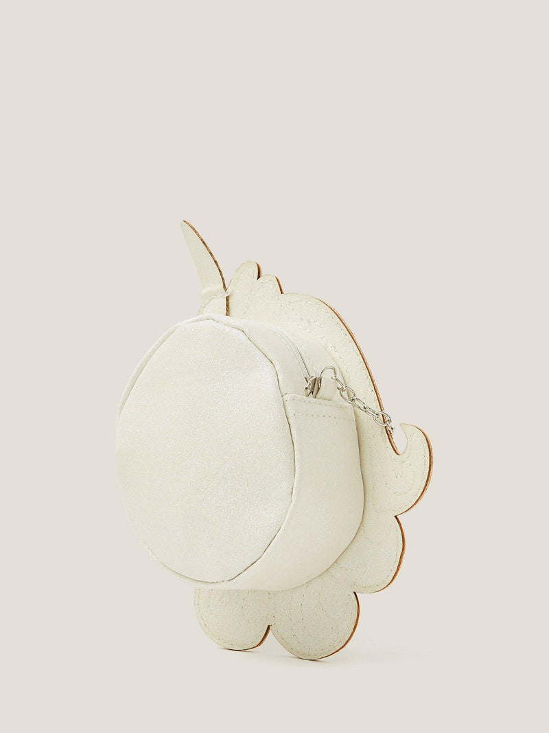 Monsoon kids' pearl unicorn crossbody bag, imported from the UK