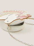Monsoon kids' pearl unicorn crossbody bag, imported from the UK