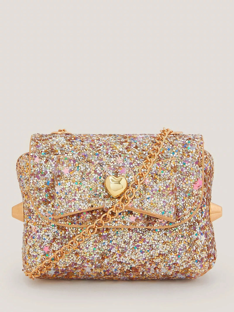 Monsoon Kids Super Glitz Mini Bag gold - British product