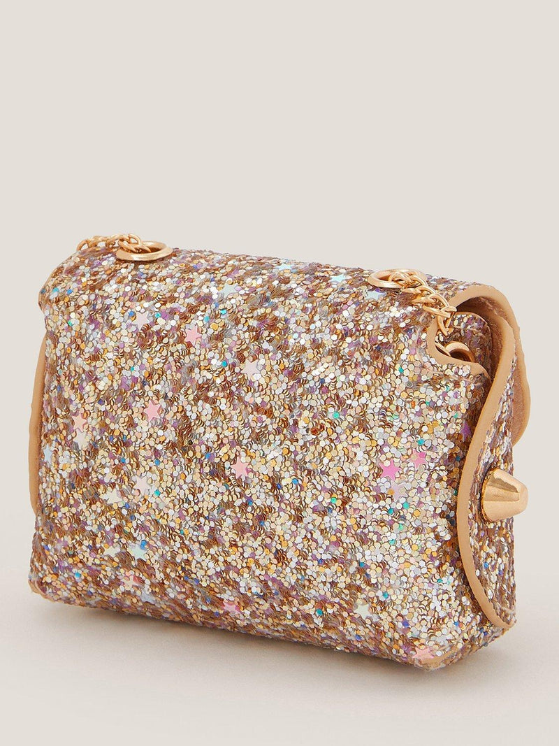 Monsoon Kids Super Glitz Mini Bag gold - British product