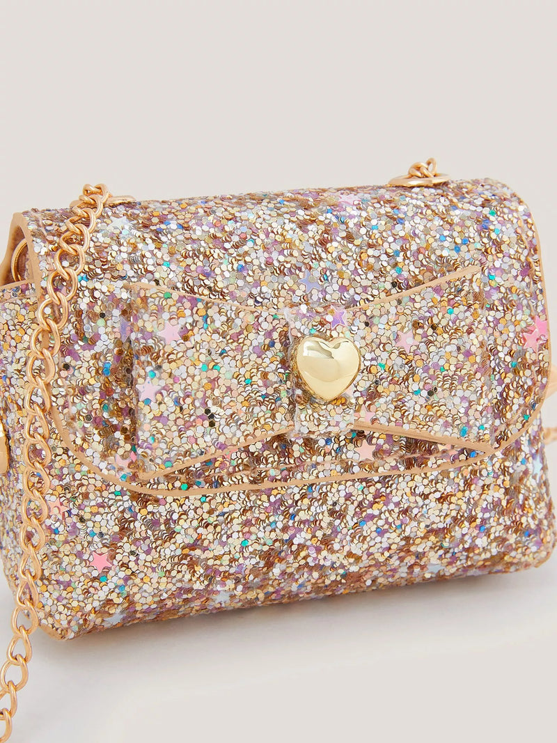 Monsoon Kids Super Glitz Mini Bag gold - British product