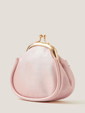 Monsoon kids' mini clip frame bag, pink with gold butterflies - British product