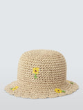 John Lewis kids' paper straw hat with sunflowers, UK version