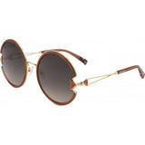 Lunettes de soleil à monture métallique marron Missoni MIS0074 (marque britannique)