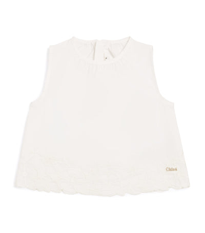 Harrods Chloé Kids Blouse Fleurie Brodé 6-36 Mois - Acheter en ligne sur McGrocer